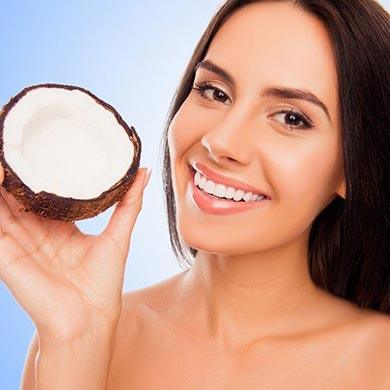 Tandblekning med kokosolja