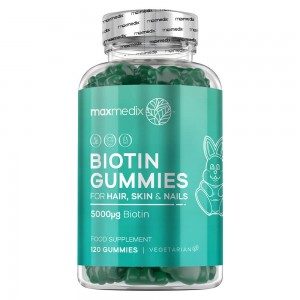Biotin Gummies för Hår, Hud och Naglar