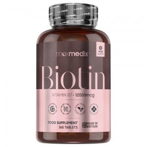 Biotin Tablets maxmedix Biotin 365 Tabletter