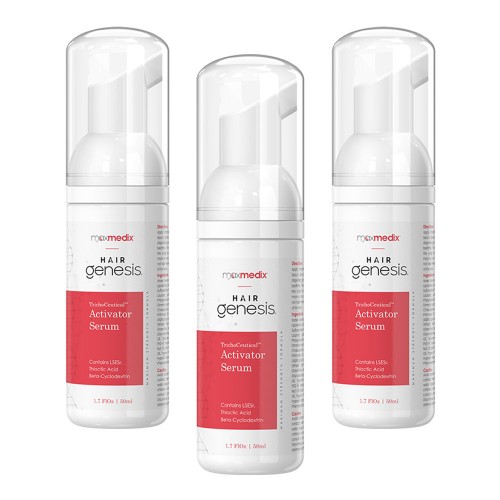 3 Pack - maxmedix HairGenesis TrichoCeutical Serum - Med växtextrakt - Serum mot tunt hår - Främjar hårväxt - 50ml Serum - ShytoBuy
