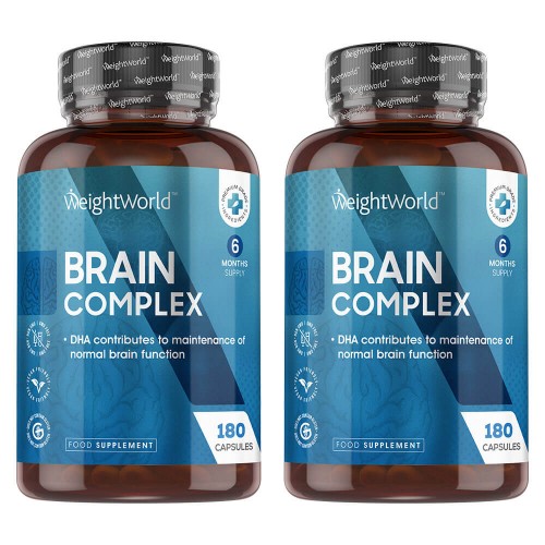 Brain Complex - Naturligt kosttillskott som inkluderar vitaminer - 2 Packs