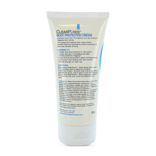 clear pores protection cream kroppslotion 