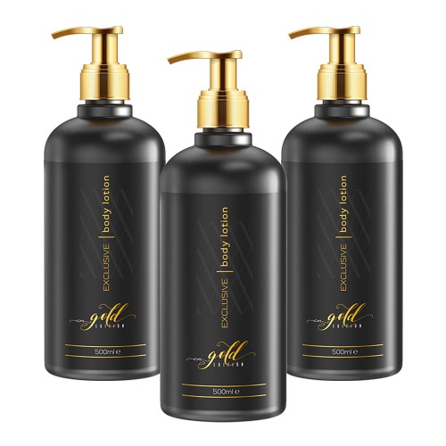 Exclusive Body Lotion - Kräm mot Bekymrande Pigmentering - 500 ml Topisk Applicering - 3 Pack