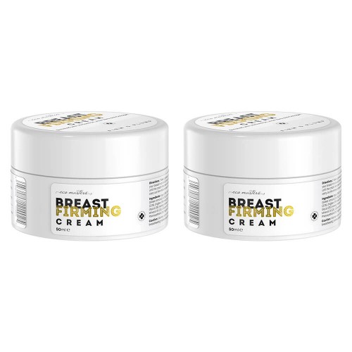 Eco Masters Breast Firming Cream - 2 Pack - För Naturligt Fylliga & Fasta Bröst - Bröstkräm som kan hjälpa dig uppnå en känsla lik bröstlyft - 2x50ml