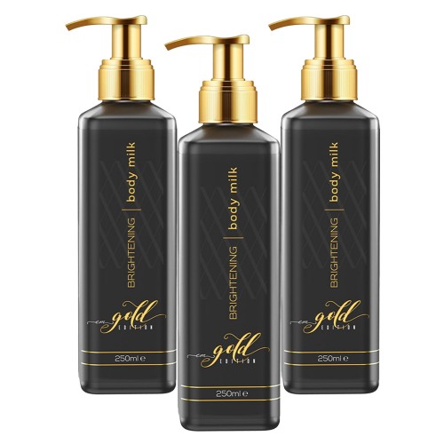 Eco Masters Brightening Body Milk - Lugnande krämig lotion - 250ml lokalbehandling - 3-pack