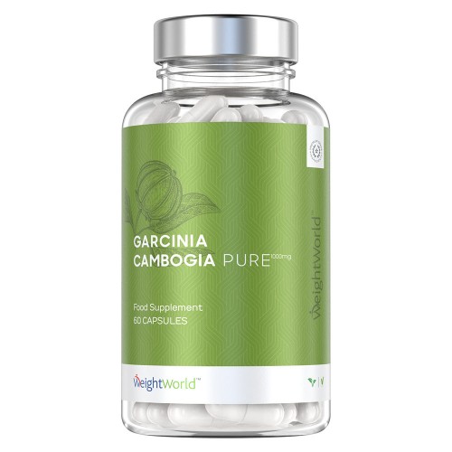 Garcinia Cambogia Pure - 60 Kapslar med pure garcinia extrakt fÃ¶r aptitkontroll och viktminskning