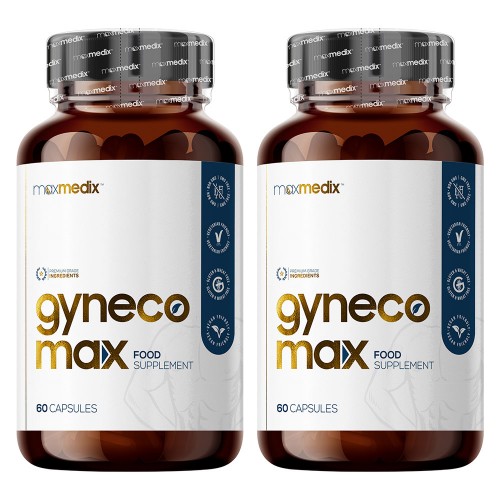 GynecoMAX - Naturliga piller mot mansbröst - 60 Kapslar - 2 Pack