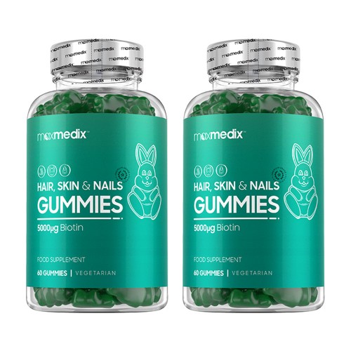 Gummibjörnar för Hår, Hud & Naglar - Vitaminer För Hår, Hud & Naglar - 60 st. - ShytoBuy SE - 2-pack