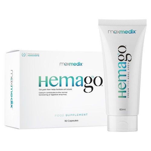 HemaPRO Combo - Dubbelverkande helhetsmetod mot hemorrojder - 60 kapslar & 60ml direktbehandling