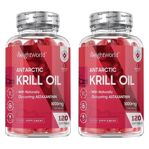 Antarctic Krill Oil - Tillskott med Naturlig & Ren Omega-3 - 2 Packs
