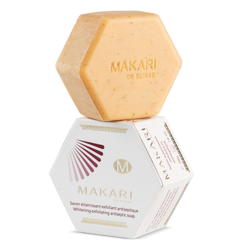 Clarifying Exfoliating Antiseptic Soap - 200 g tvÃ¥l som exfolierar och rengÃ¶r fÃ¶r en mild och naturlig hudblekning - Mot pigmentflÃ¤ckar
