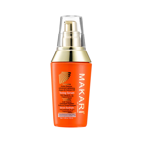 Makari Extreme Carrot & Argan Serum - Ansiktsserum med Organiclarine och vitamin E & C - Hudblekande och Vårdande Ansiktsserum - 50 ml