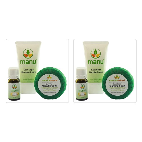 Manuka Behandling mot Ringorm - Manuka Tvål, Olja & Kräm - 2 pack