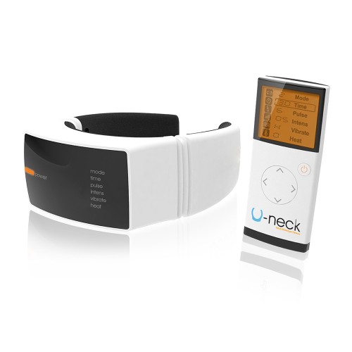 U-neck - Elektronisk nackmassage apparat - För nackmassage med värme och elektriska impulser - Ergonomisk design för hemmabruk