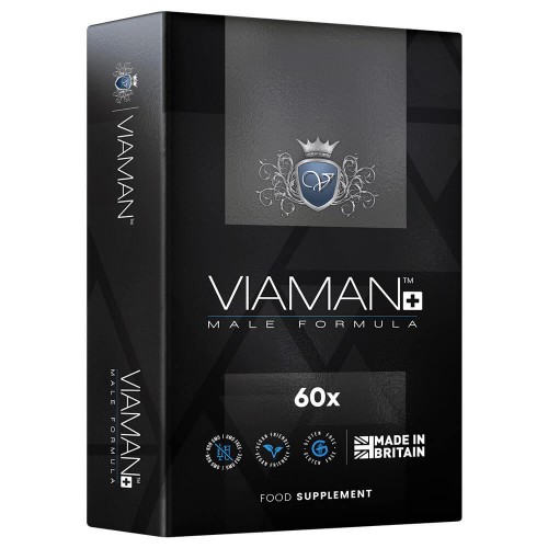Viaman Plus Potensmedel, 800mg, 60 kapslar - Naturligt potensmedel för manlig prestanda