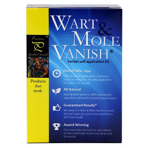 Wart & Mole Kit - Vårtbehandling för hemmabruk - Använd för att ta bort vårtor, födelsemärken och hudflikars - Kraftfull blandning av naturliga ingred