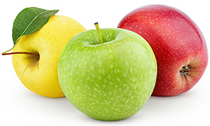 Hemmagjord ansiktsmask mot finnar med äpple Hemmagjord ansiktsmask mot finnar med äpple
